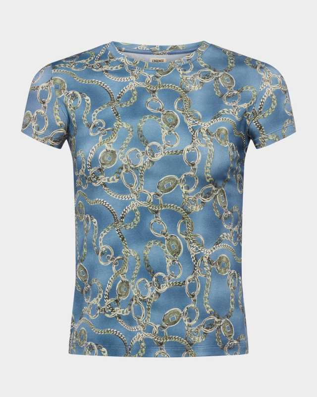 Ressi Short-Sleeve Luck Chain T